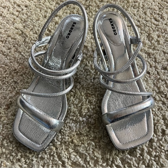 Sandro leather patent heels - Picture 3 of 6